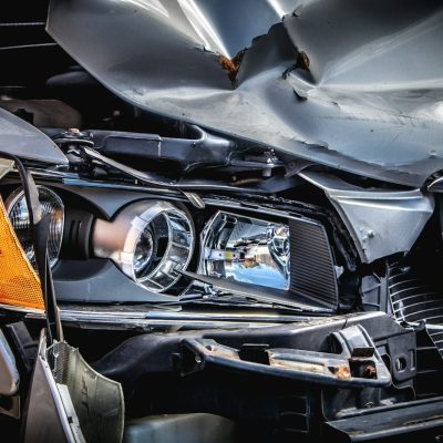 Photo by Clark Van Der Beken silver and black car engine